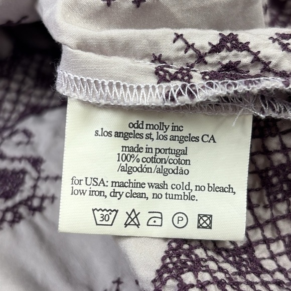 Anthropologie Odd Molly Embroidered Dress Size 2 - Picture 12 of 16